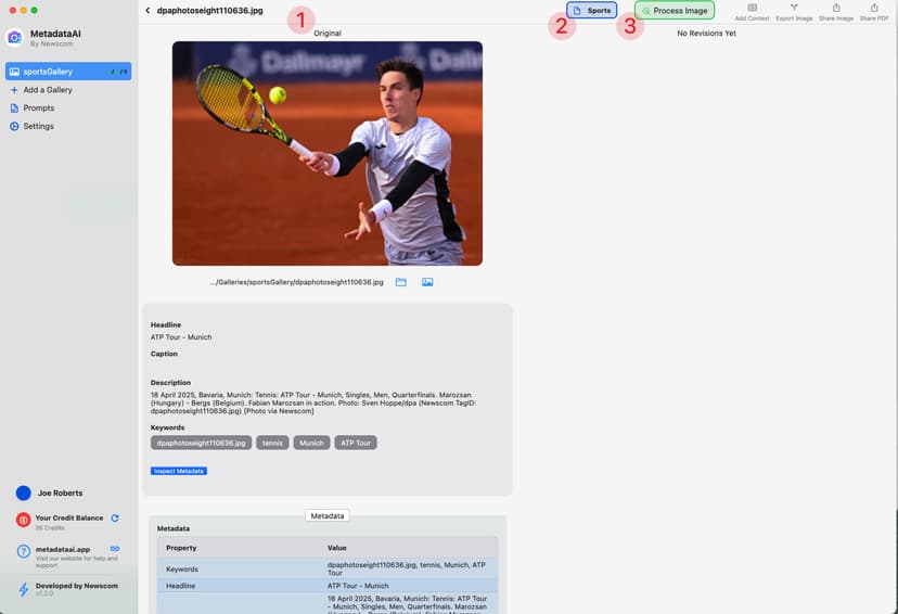 Image Details and Processing